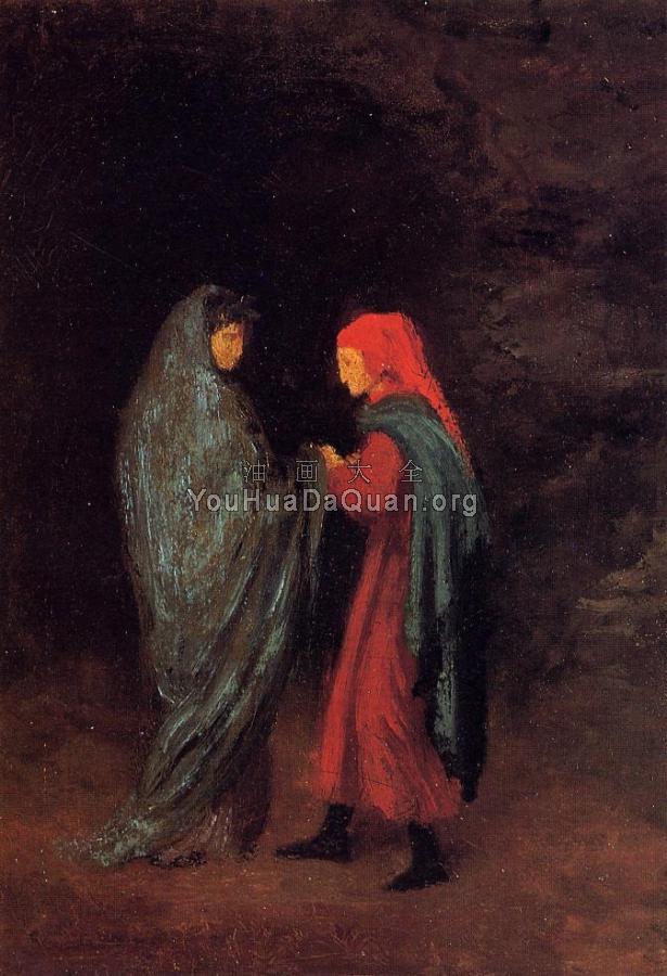 Dante and Virgil at the Entrance to Hell - 埃德加·德加